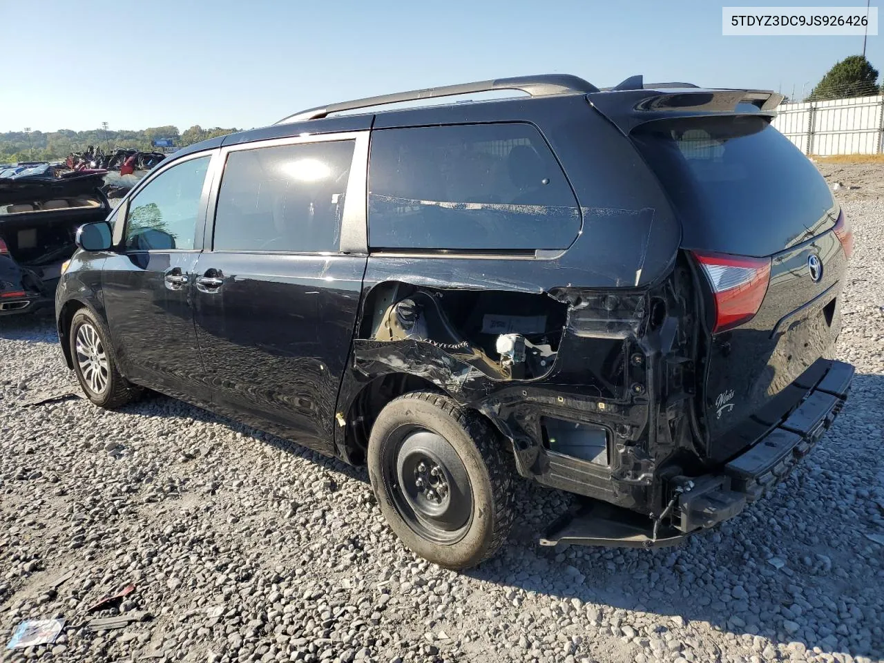 2018 Toyota Sienna Xle VIN: 5TDYZ3DC9JS926426 Lot: 71852884