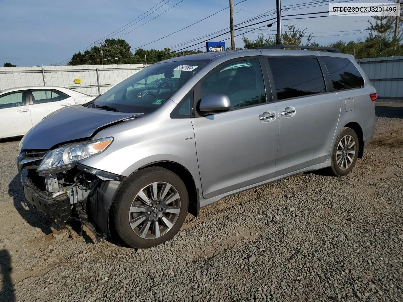 5TDDZ3DCXJS201495 2018 Toyota Sienna Xle