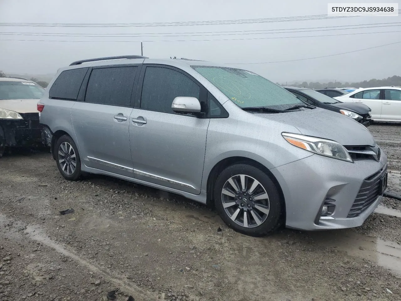 5TDYZ3DC9JS934638 2018 Toyota Sienna Xle