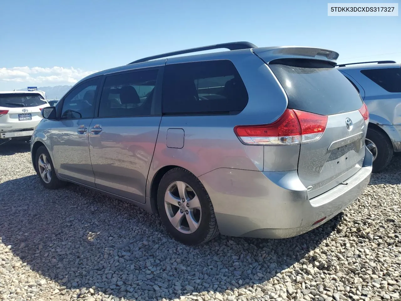 2018 Toyota Sienna Le VIN: 5TDKK3DCXDS317327 Lot: 72466874