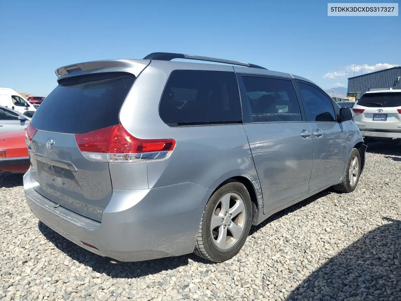 2018 Toyota Sienna Le VIN: 5TDKK3DCXDS317327 Lot: 72466874