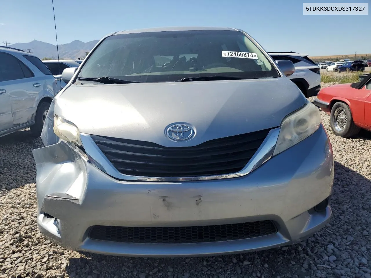 2018 Toyota Sienna Le VIN: 5TDKK3DCXDS317327 Lot: 72466874