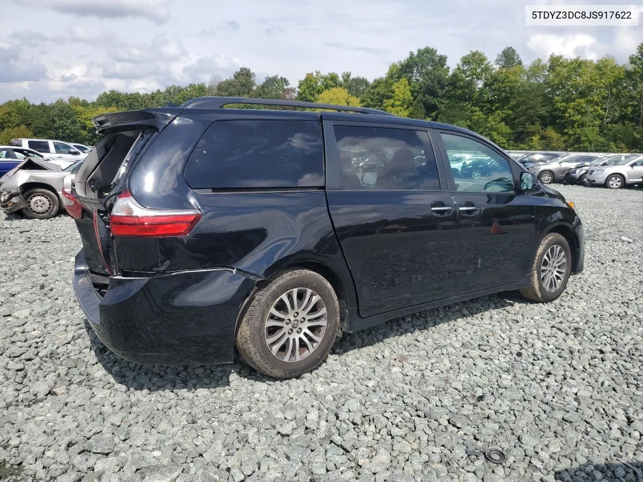 2018 Toyota Sienna Xle VIN: 5TDYZ3DC8JS917622 Lot: 72539634