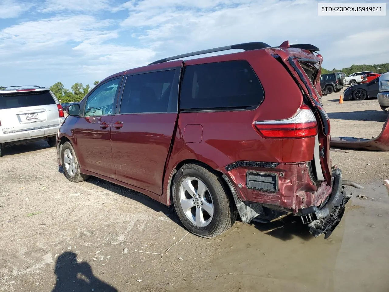 5TDKZ3DCXJS949641 2018 Toyota Sienna Le