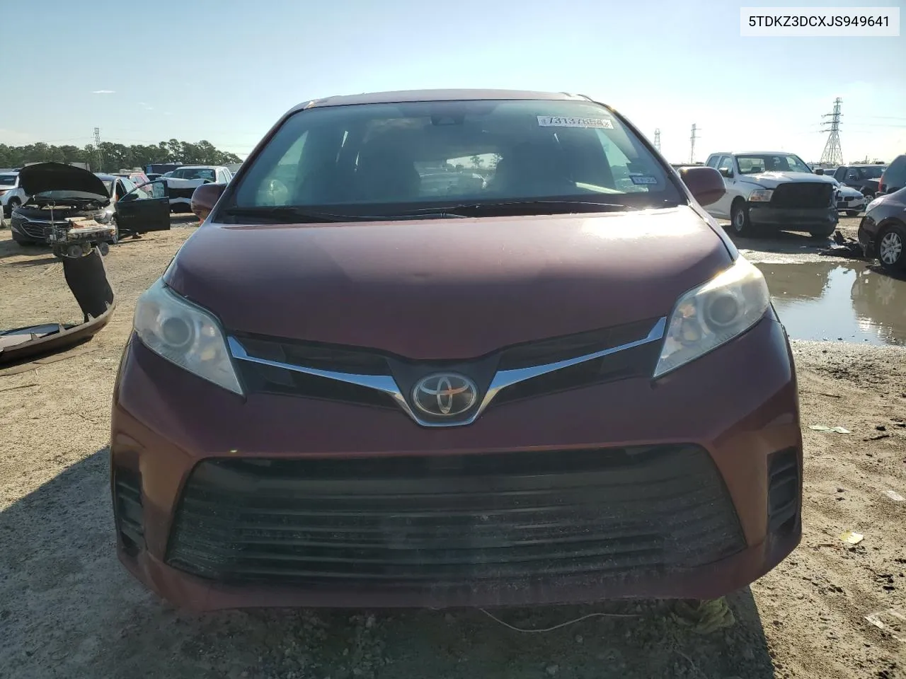 5TDKZ3DCXJS949641 2018 Toyota Sienna Le