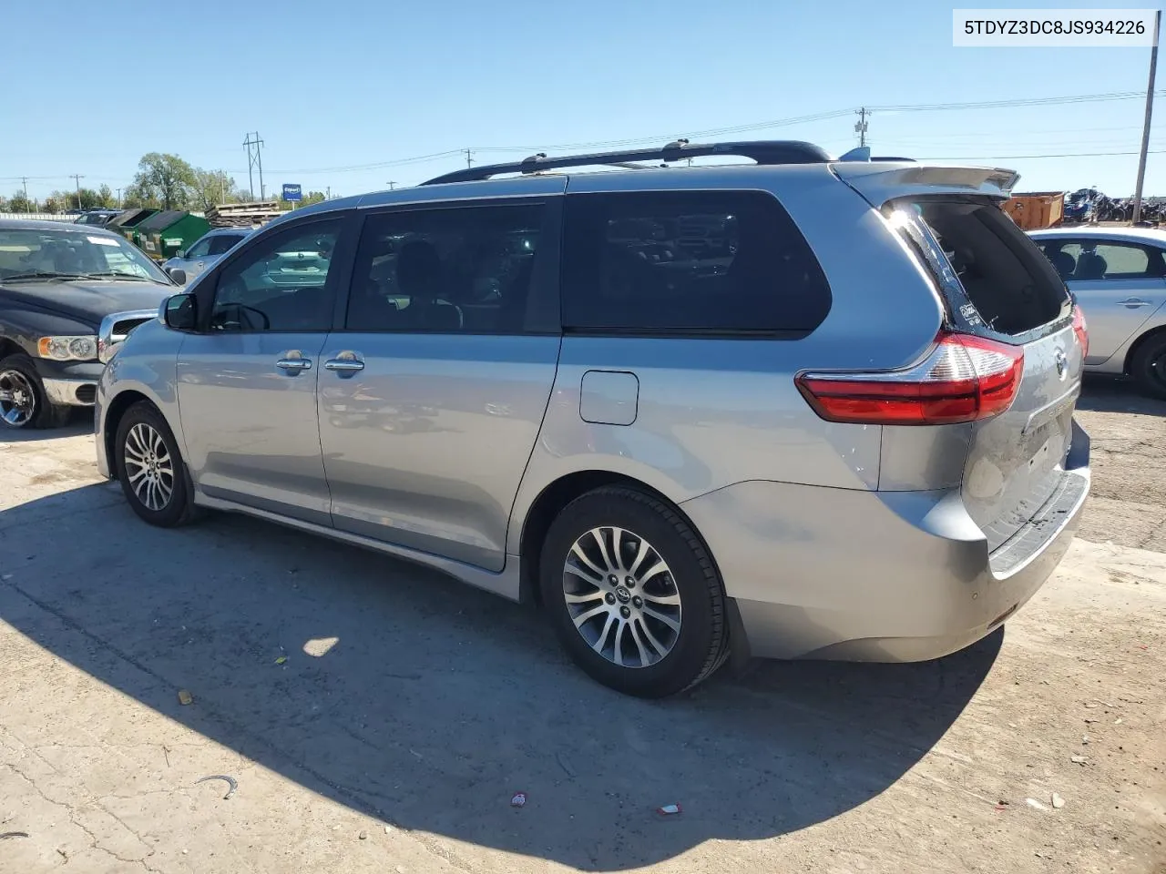 2018 Toyota Sienna Xle VIN: 5TDYZ3DC8JS934226 Lot: 73565054