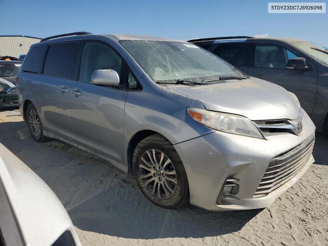 2018 Toyota Sienna Xle VIN: 5TDYZ3DC7JS926098 Lot: 73652414