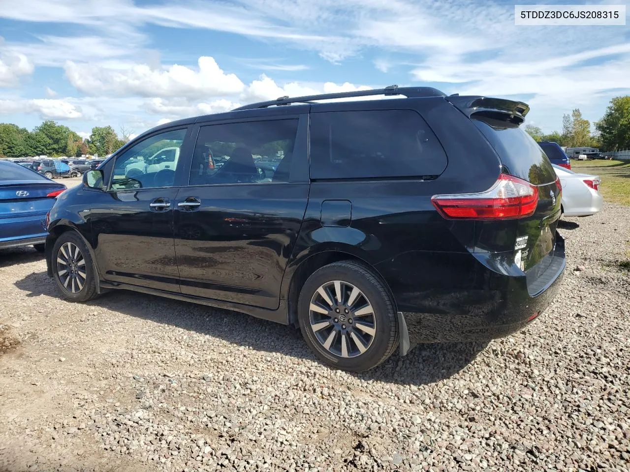 2018 Toyota Sienna Xle VIN: 5TDDZ3DC6JS208315 Lot: 73696464