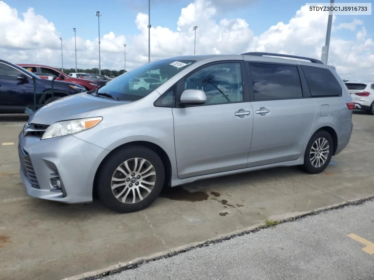 2018 Toyota Sienna Xle VIN: 5TDYZ3DC1JS916733 Lot: 73831654