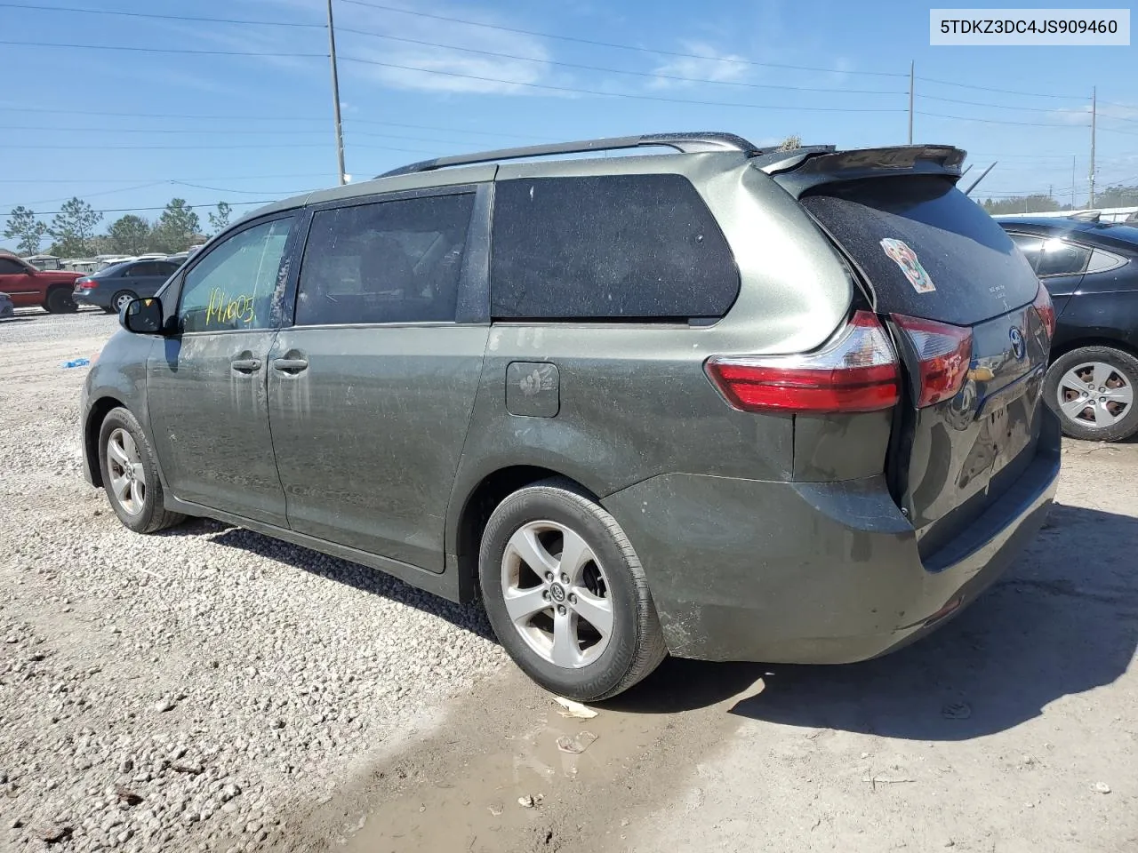 2018 Toyota Sienna Le VIN: 5TDKZ3DC4JS909460 Lot: 76920384