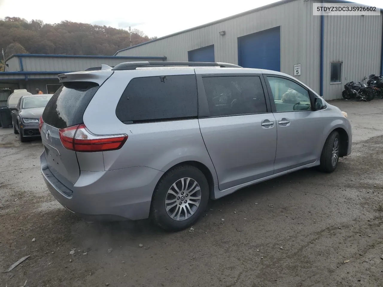 2018 Toyota Sienna Xle VIN: 5TDYZ3DC3JS926602 Lot: 78180184