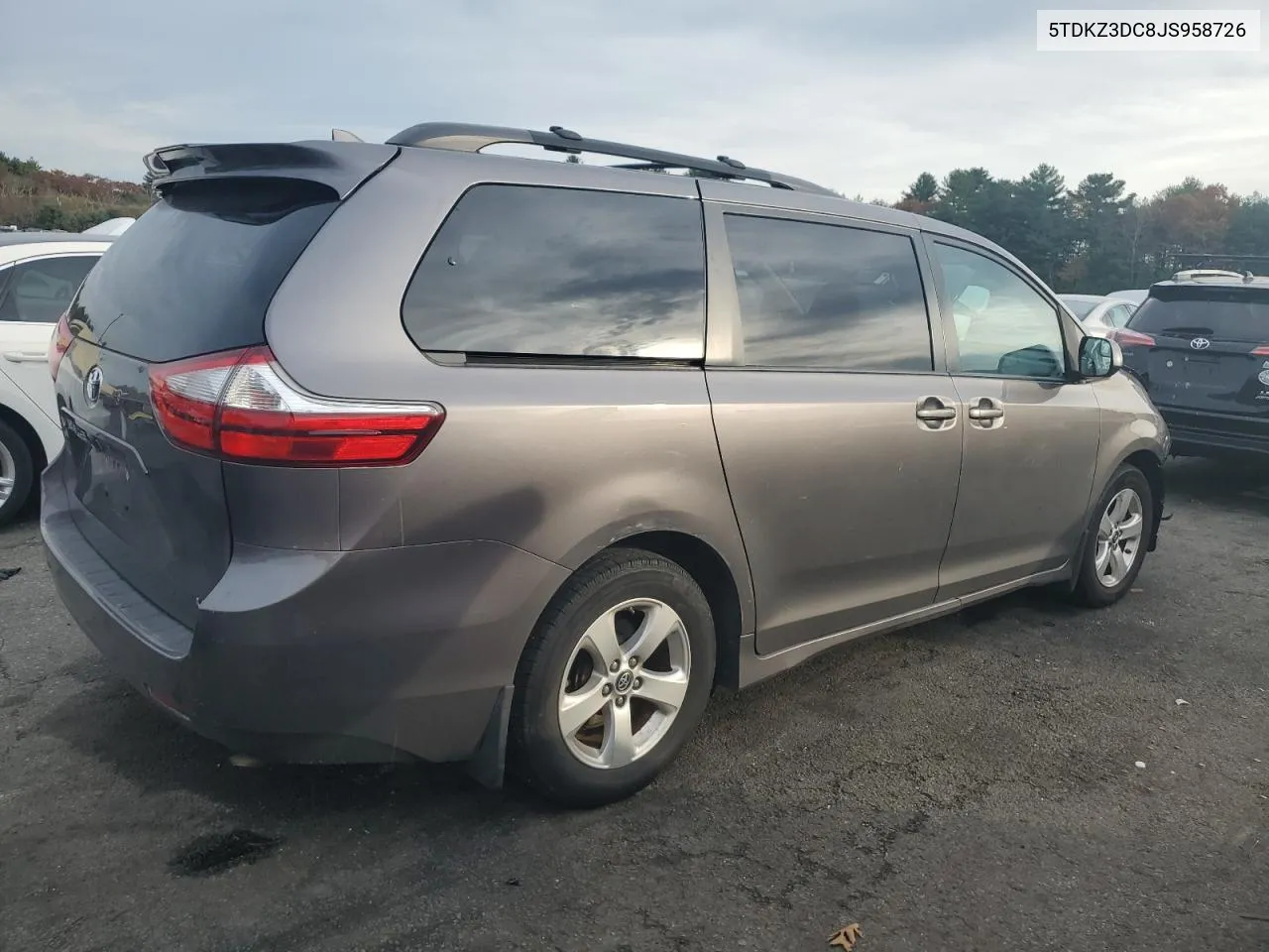 2018 Toyota Sienna Le VIN: 5TDKZ3DC8JS958726 Lot: 78466164