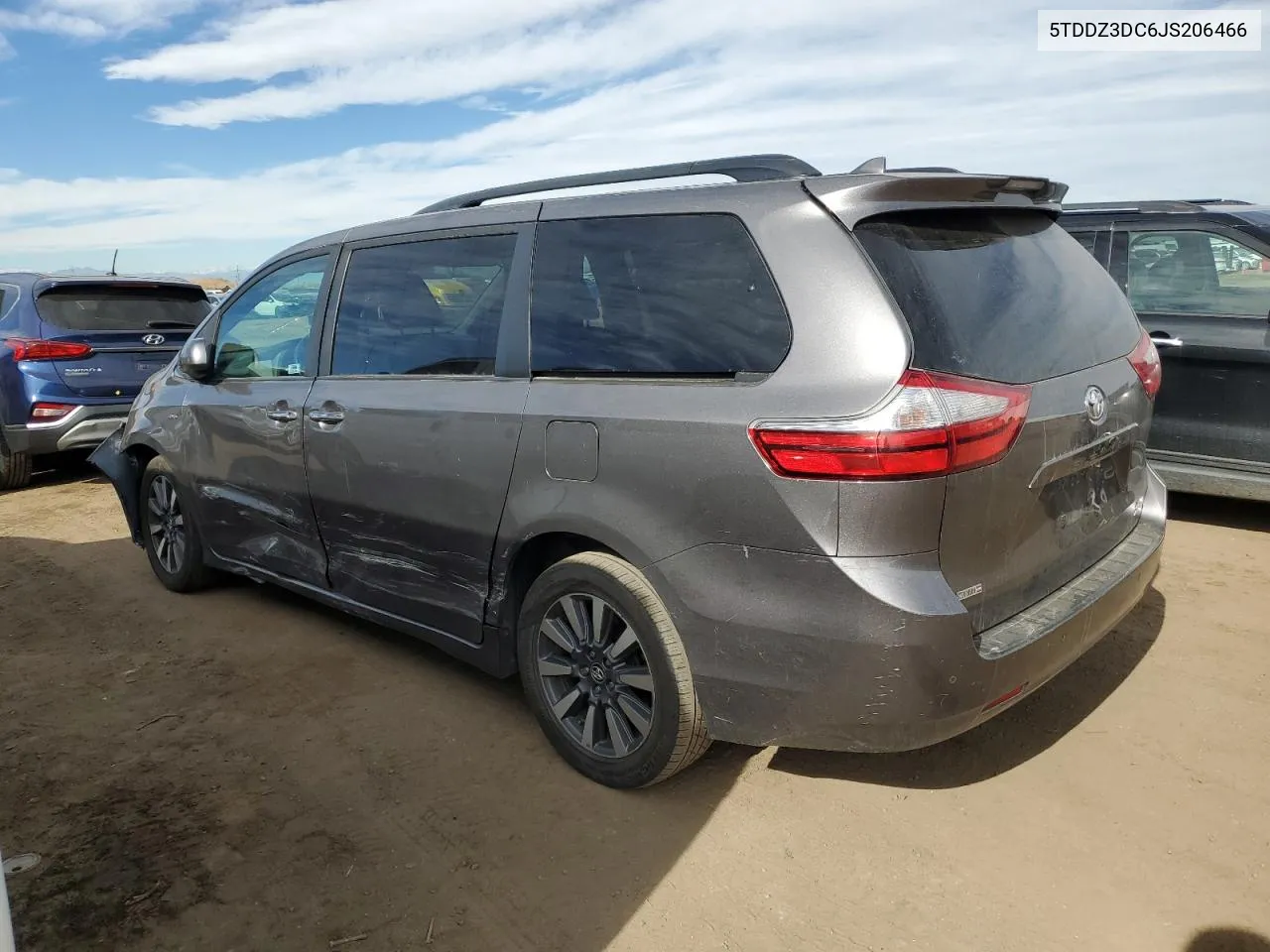 2018 Toyota Sienna Xle VIN: 5TDDZ3DC6JS206466 Lot: 78794414