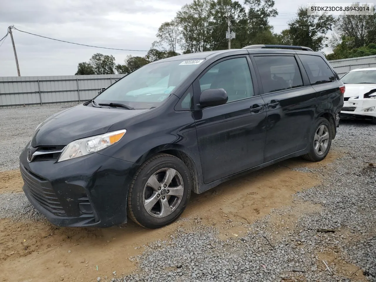 2018 Toyota Sienna Le VIN: 5TDKZ3DC8JS943014 Lot: 79053634