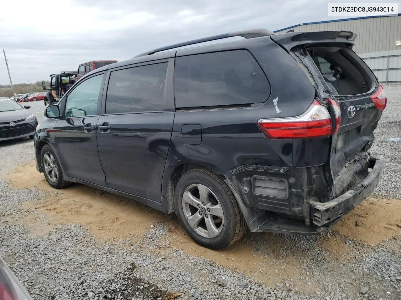 2018 Toyota Sienna Le VIN: 5TDKZ3DC8JS943014 Lot: 79053634