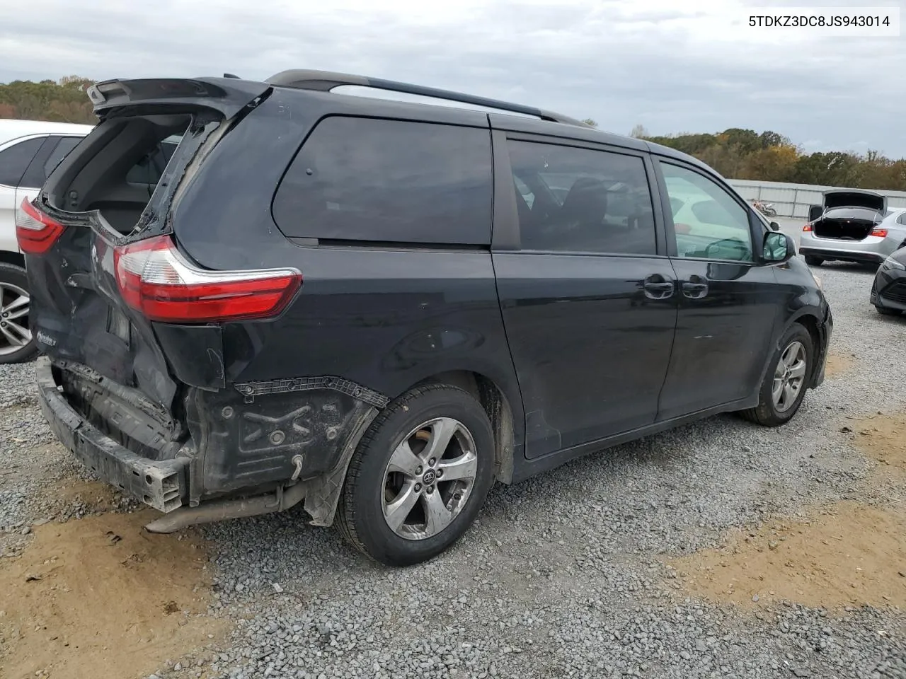 2018 Toyota Sienna Le VIN: 5TDKZ3DC8JS943014 Lot: 79053634