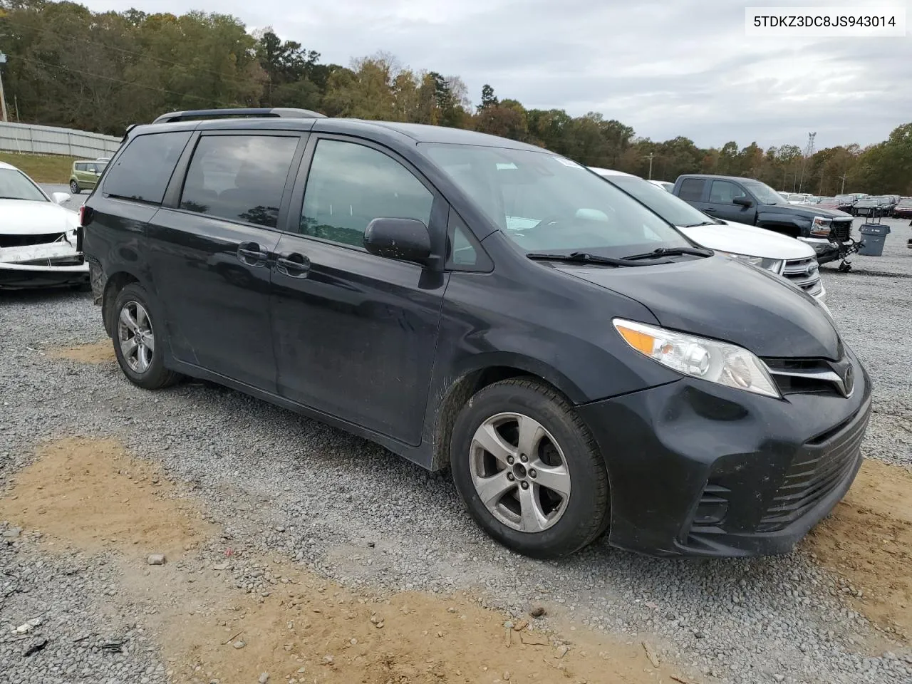 2018 Toyota Sienna Le VIN: 5TDKZ3DC8JS943014 Lot: 79053634