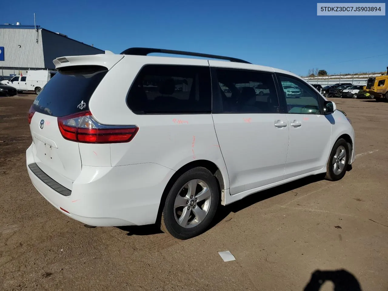 2018 Toyota Sienna Le VIN: 5TDKZ3DC7JS903894 Lot: 79820914