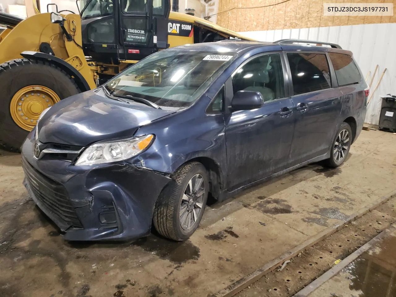 2018 Toyota Sienna Le VIN: 5TDJZ3DC3JS197731 Lot: 79896244