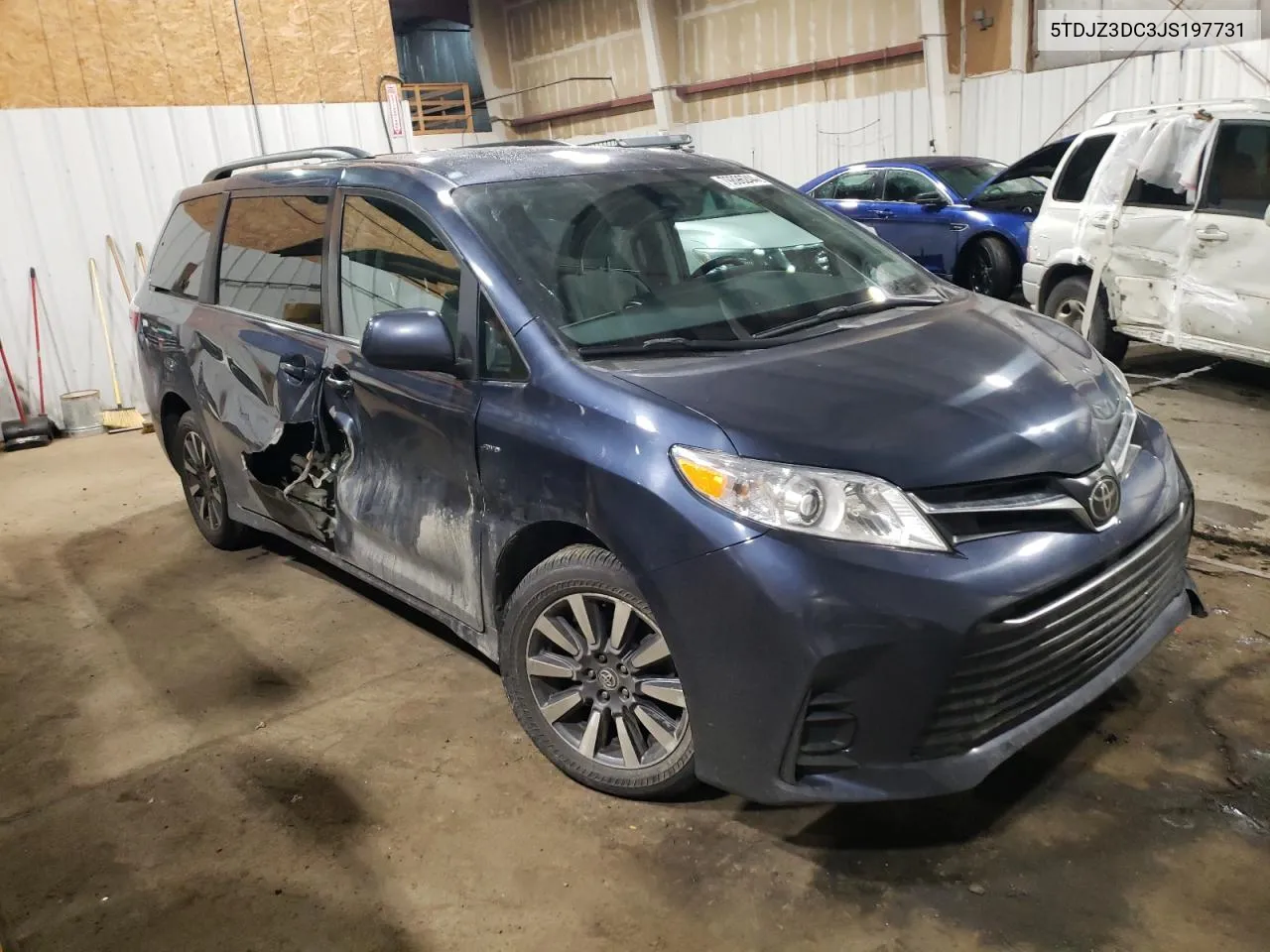 2018 Toyota Sienna Le VIN: 5TDJZ3DC3JS197731 Lot: 79896244