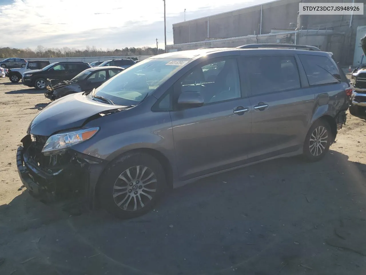 2018 Toyota Sienna Xle VIN: 5TDYZ3DC7JS948926 Lot: 80315394