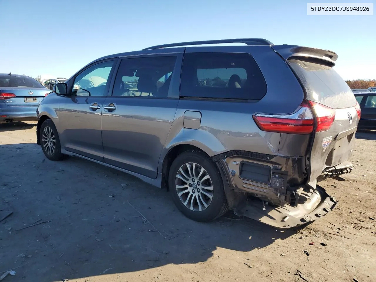 2018 Toyota Sienna Xle VIN: 5TDYZ3DC7JS948926 Lot: 80315394