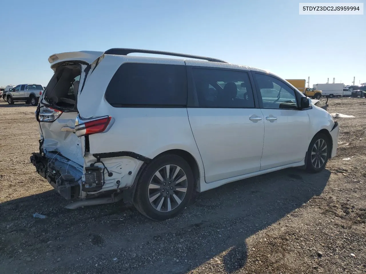 2018 Toyota Sienna Xle VIN: 5TDYZ3DC2JS959994 Lot: 80332504