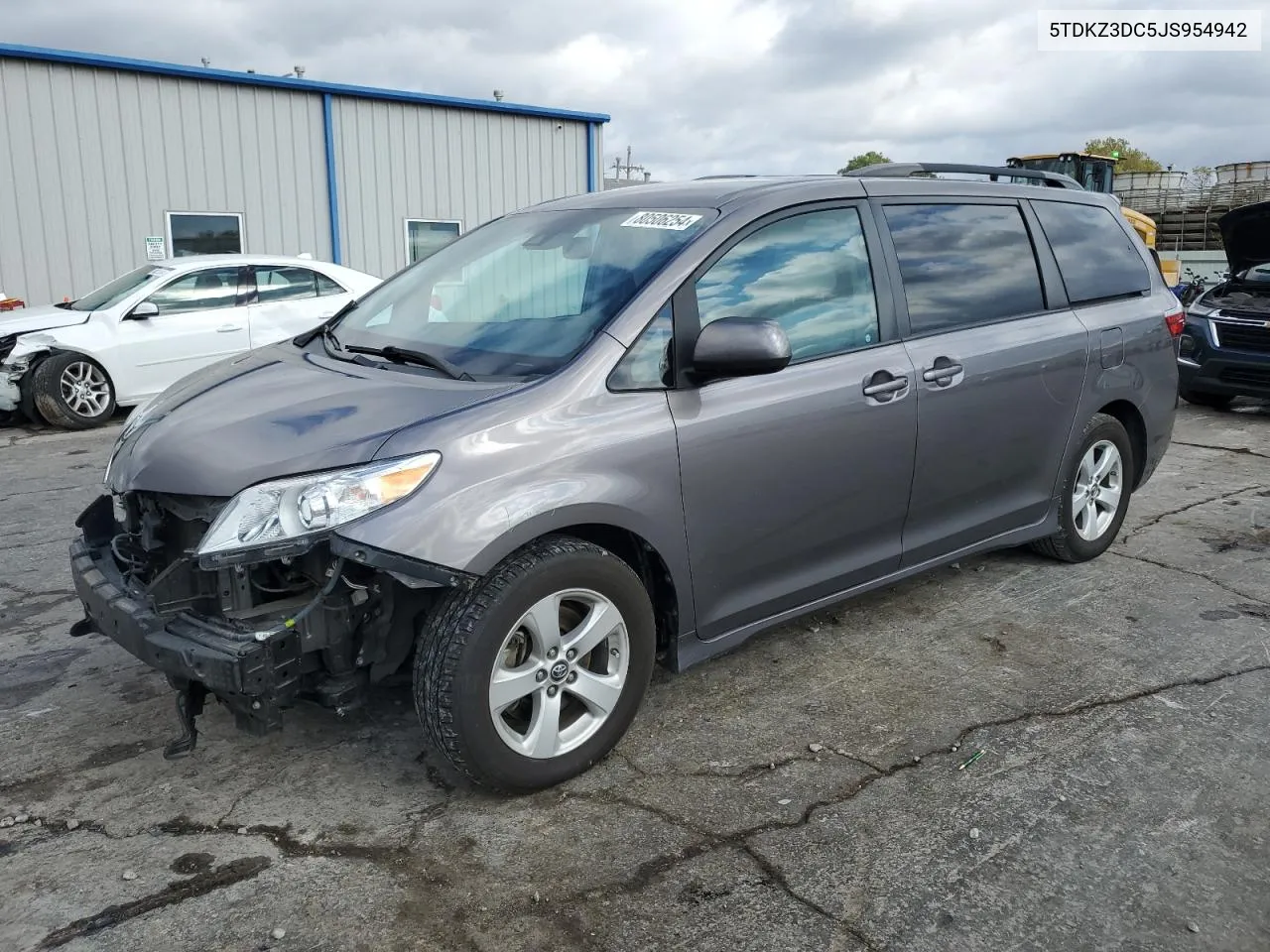 2018 Toyota Sienna Le VIN: 5TDKZ3DC5JS954942 Lot: 80506254