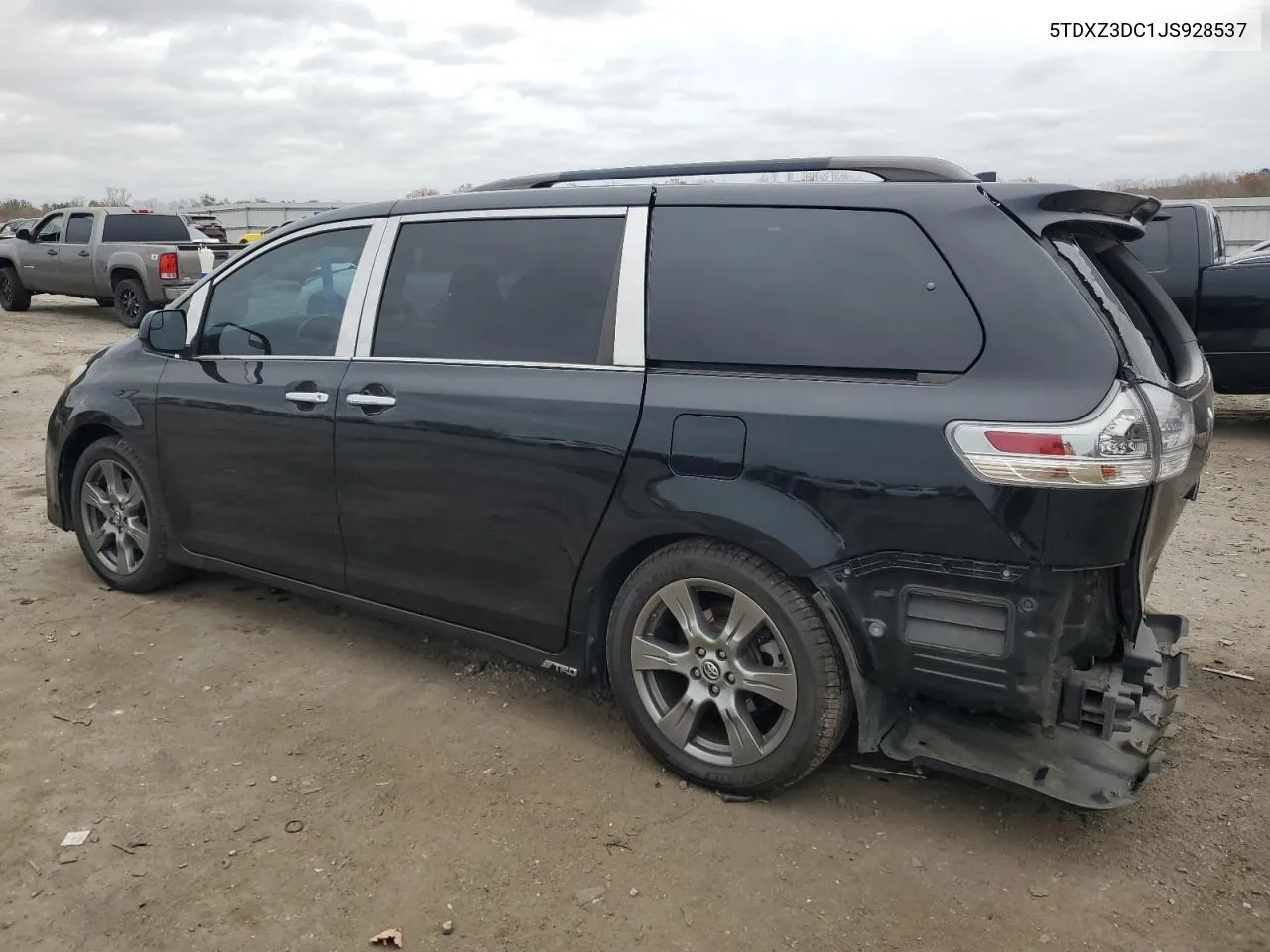 2018 Toyota Sienna Se VIN: 5TDXZ3DC1JS928537 Lot: 80614954