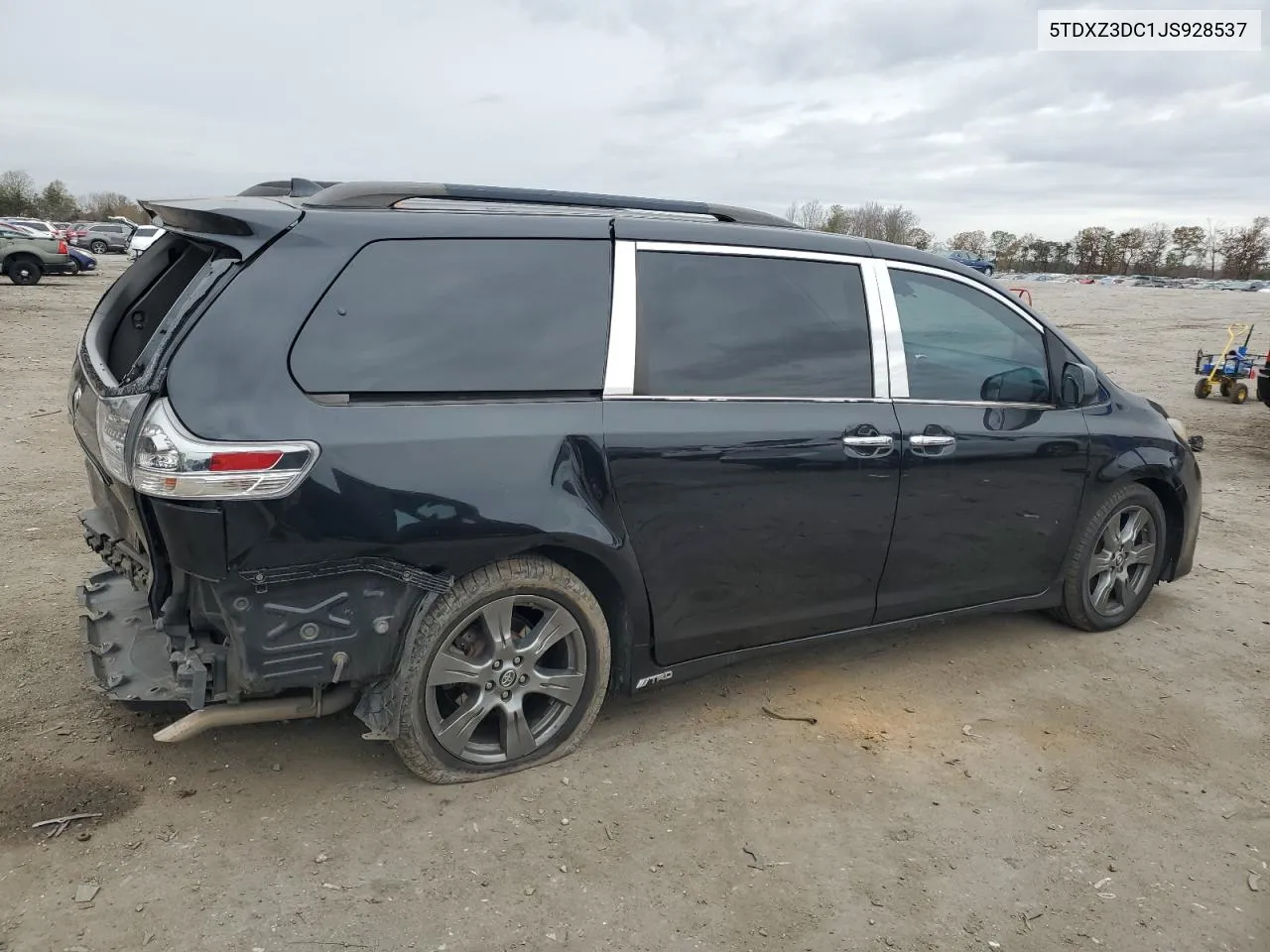 2018 Toyota Sienna Se VIN: 5TDXZ3DC1JS928537 Lot: 80614954