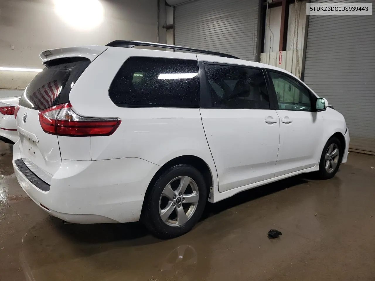 2018 Toyota Sienna Le VIN: 5TDKZ3DC0JS939443 Lot: 80931814