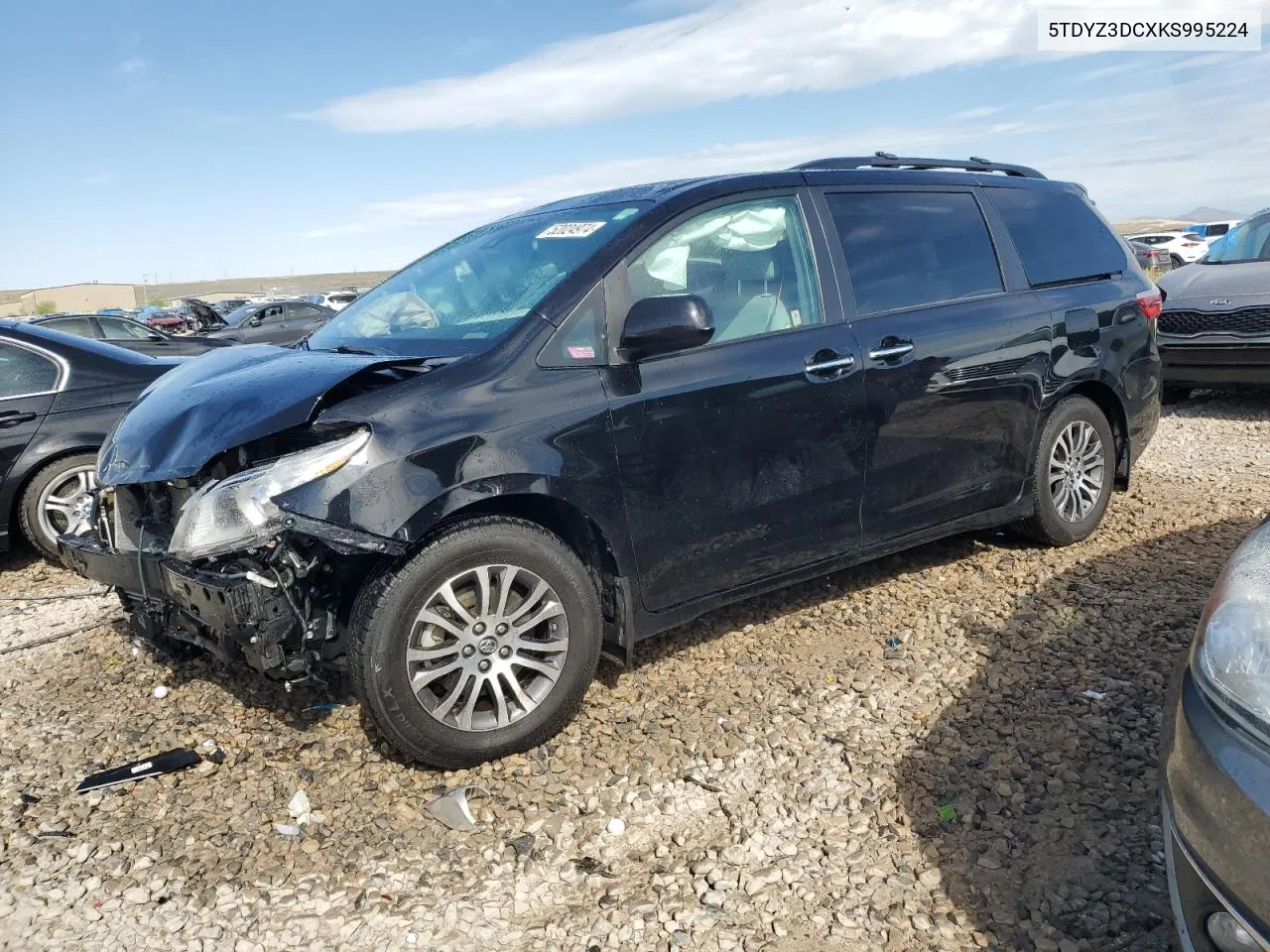 2019 Toyota Sienna Xle VIN: 5TDYZ3DCXKS995224 Lot: 52024974