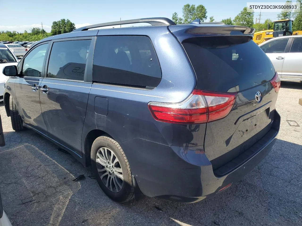 5TDYZ3DC3KS008933 2019 Toyota Sienna Xle