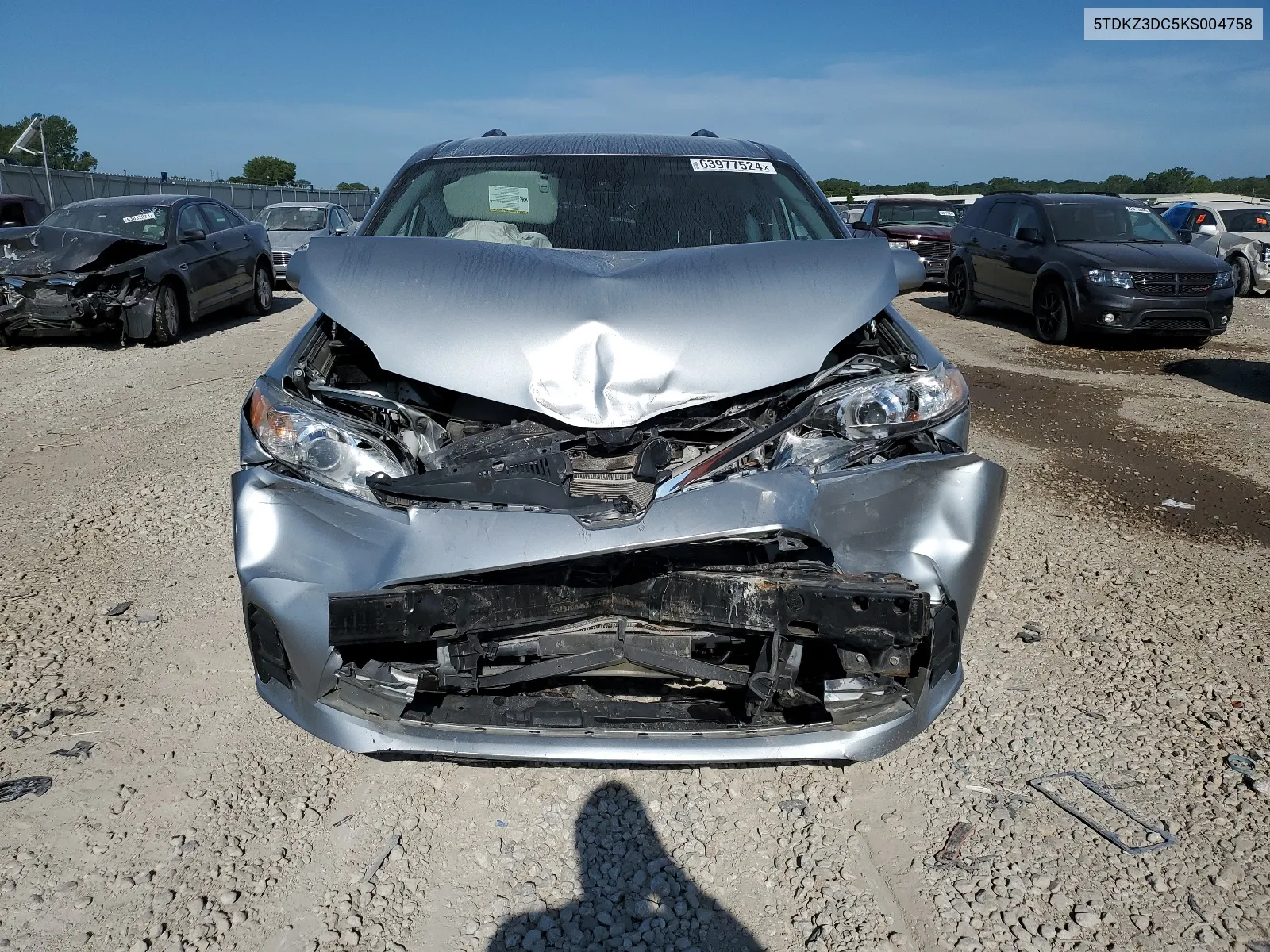 5TDKZ3DC5KS004758 2019 Toyota Sienna Le