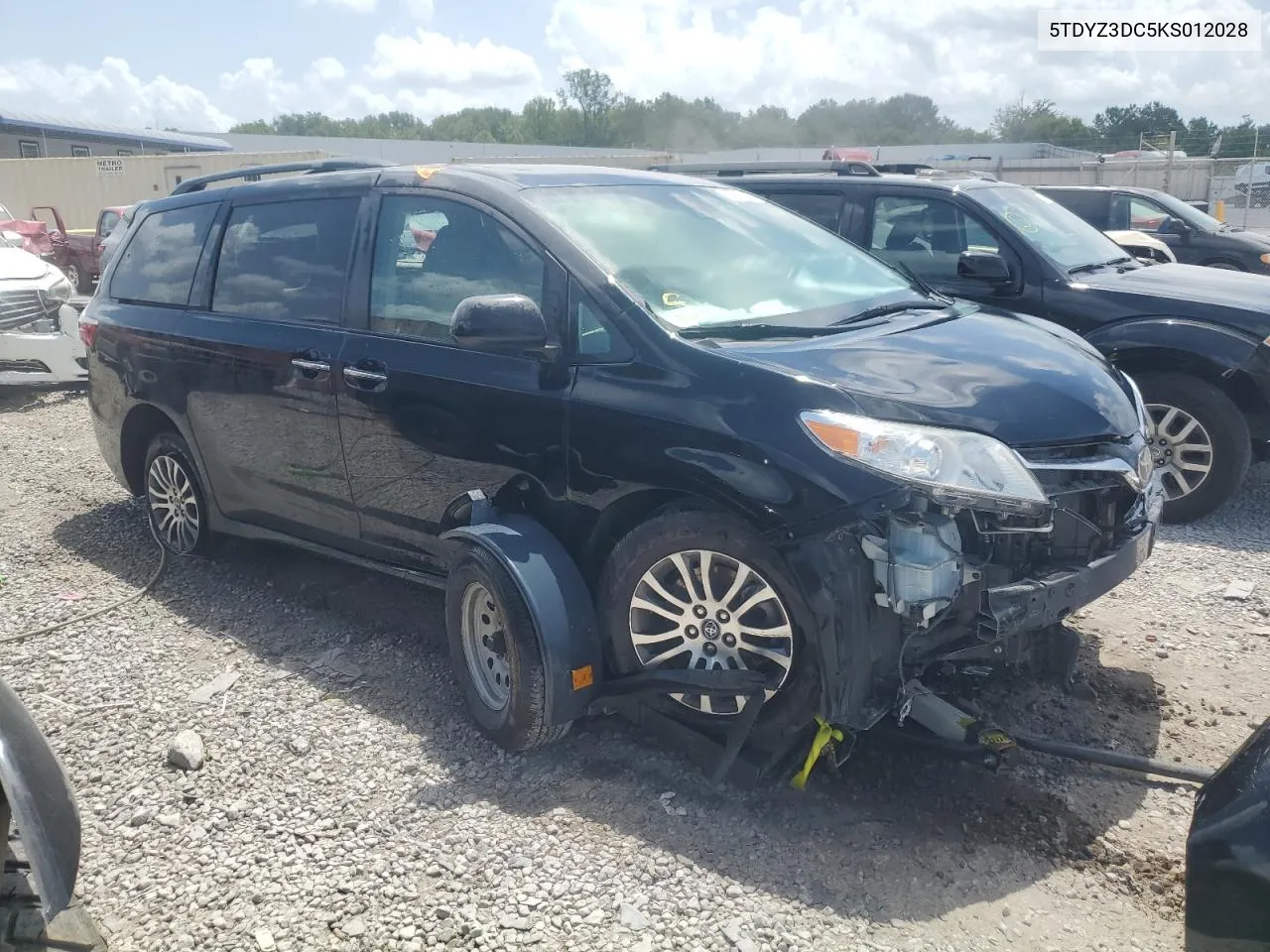 2019 Toyota Sienna Xle VIN: 5TDYZ3DC5KS012028 Lot: 65474904