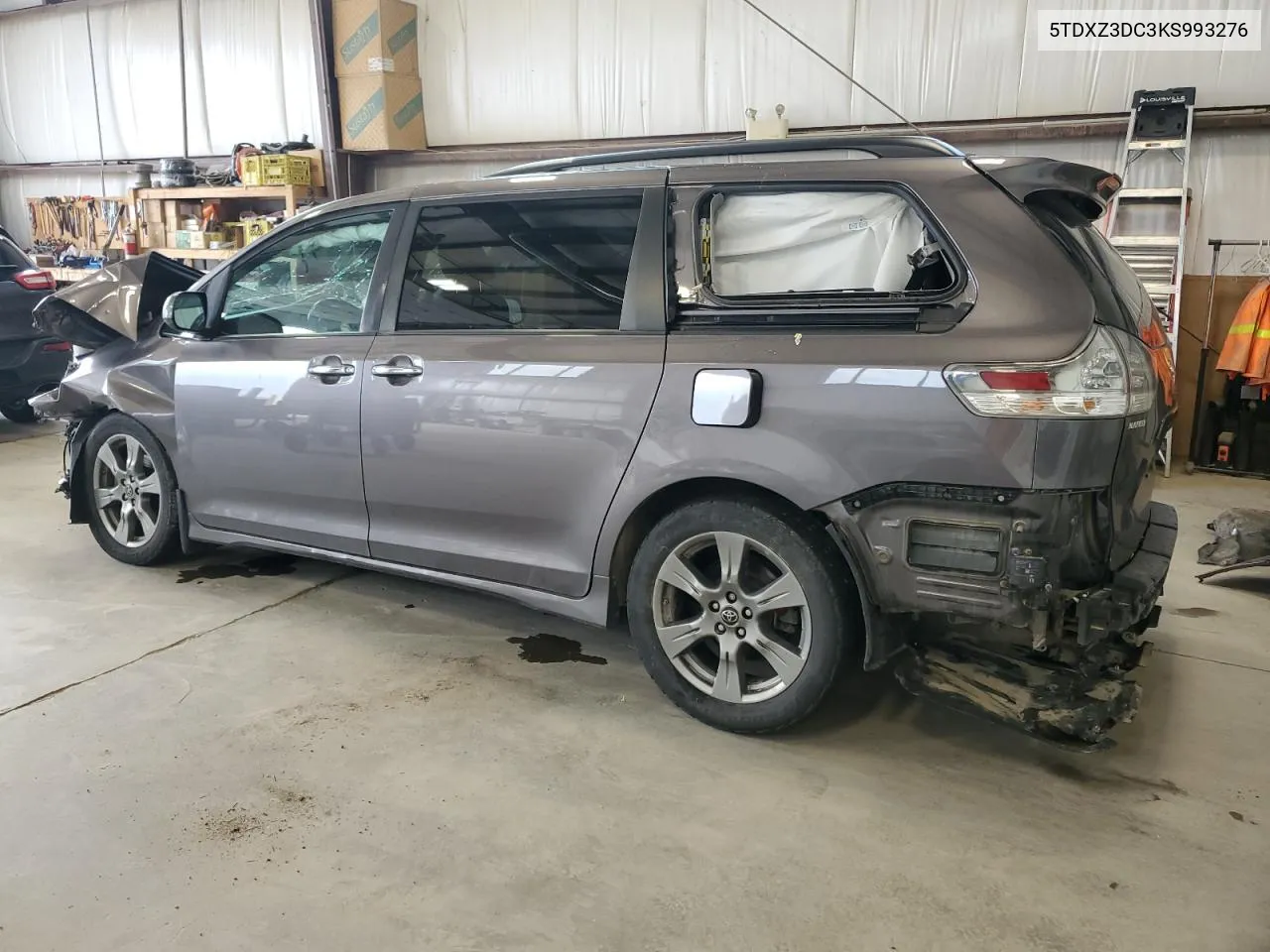 2019 Toyota Sienna Se VIN: 5TDXZ3DC3KS993276 Lot: 66037074