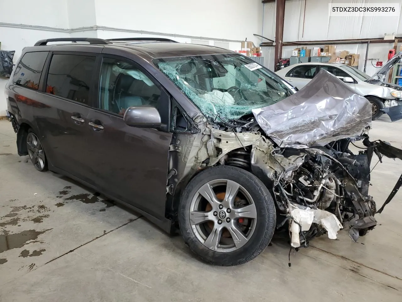 2019 Toyota Sienna Se VIN: 5TDXZ3DC3KS993276 Lot: 66037074