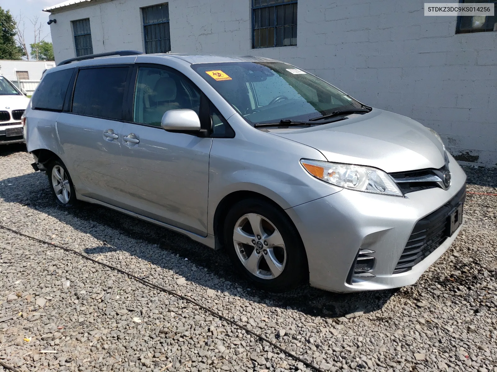 2019 Toyota Sienna Le VIN: 5TDKZ3DC9KS014256 Lot: 67032144