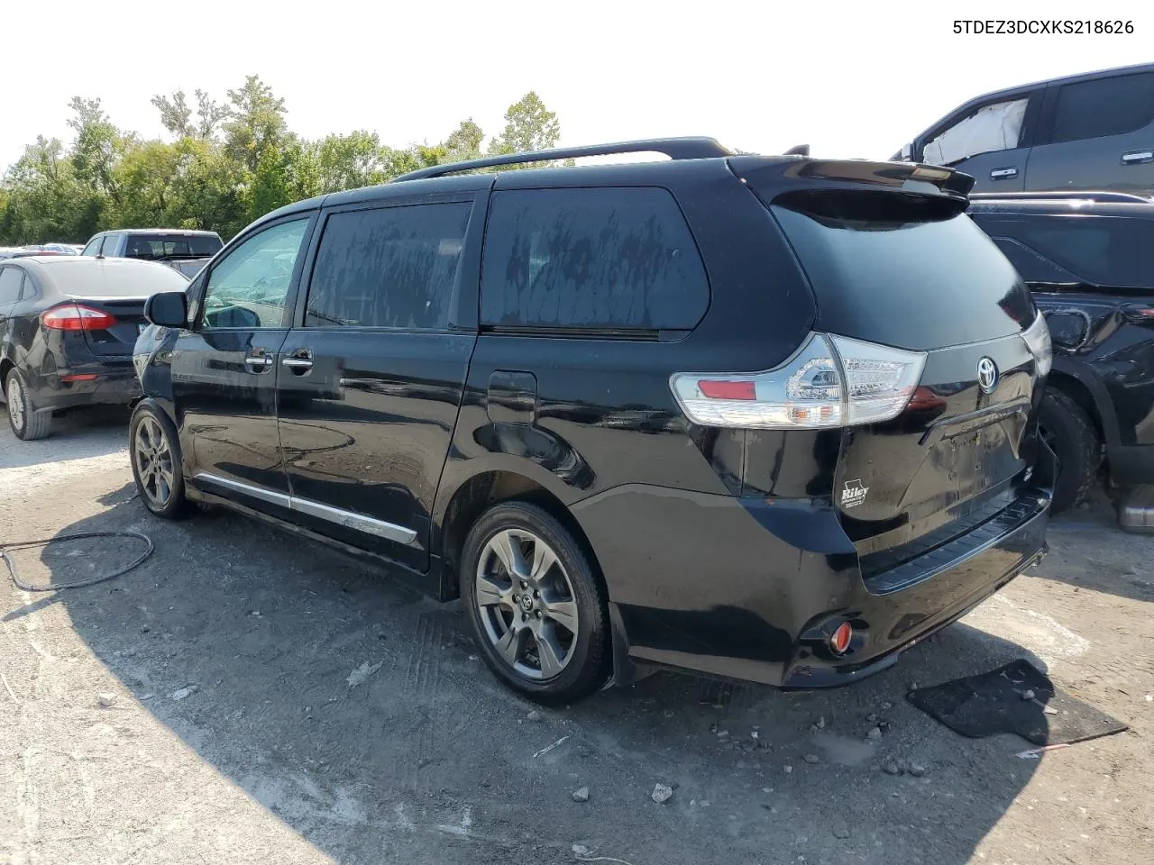 2019 Toyota Sienna Se VIN: 5TDEZ3DCXKS218626 Lot: 70773084