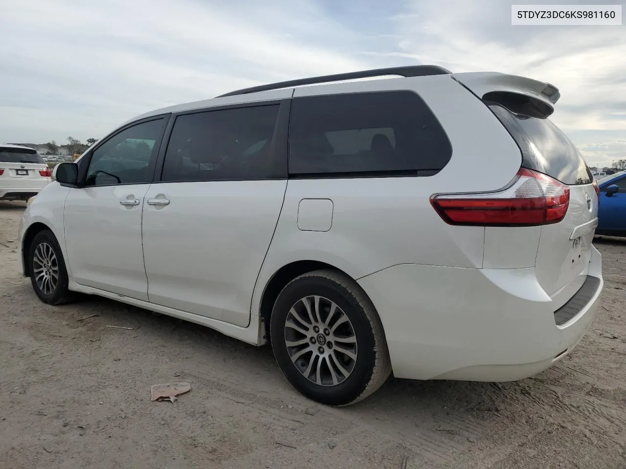 2019 Toyota Sienna Xle VIN: 5TDYZ3DC6KS981160 Lot: 71037934