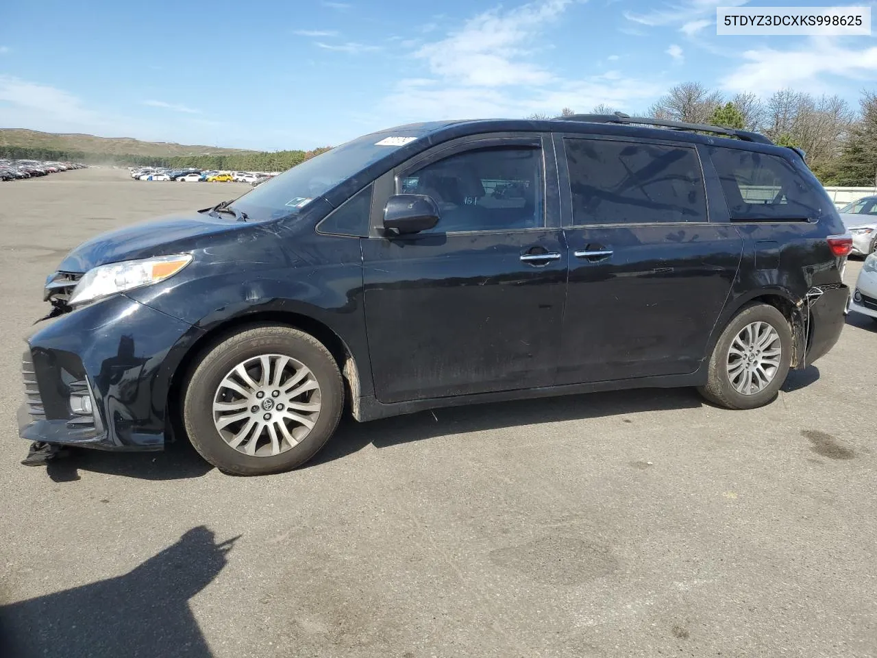 2019 Toyota Sienna Xle VIN: 5TDYZ3DCXKS998625 Lot: 72018754