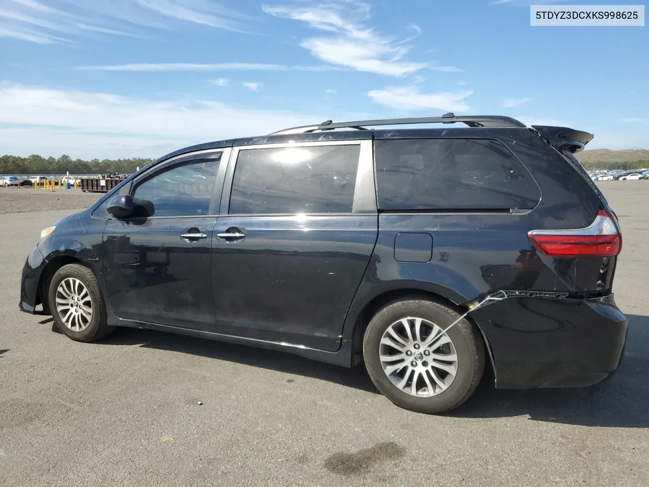 2019 Toyota Sienna Xle VIN: 5TDYZ3DCXKS998625 Lot: 72018754