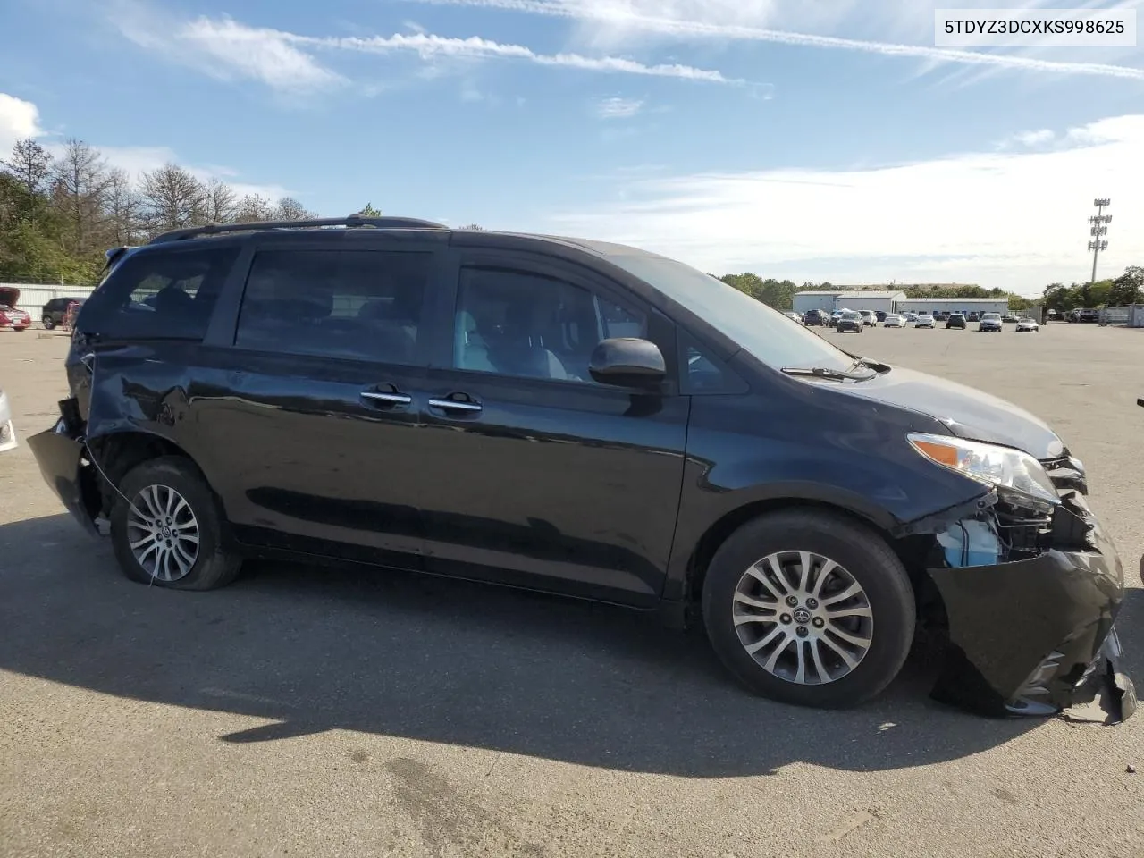 2019 Toyota Sienna Xle VIN: 5TDYZ3DCXKS998625 Lot: 72018754