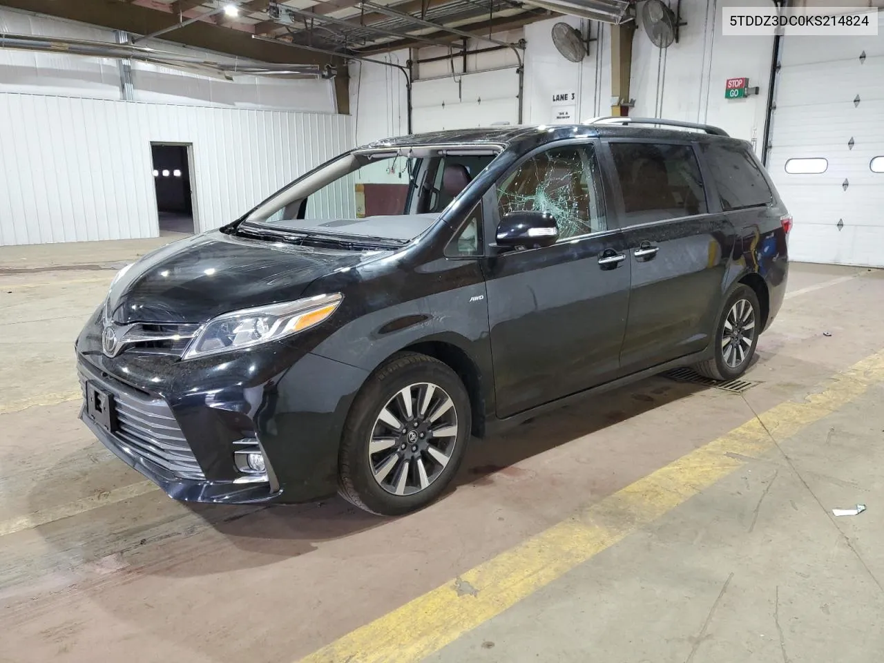 2019 Toyota Sienna Xle VIN: 5TDDZ3DC0KS214824 Lot: 72065584