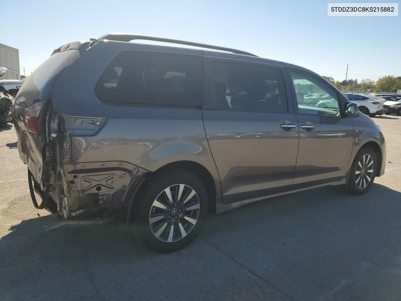 2019 Toyota Sienna Xle VIN: 5TDDZ3DC8KS215882 Lot: 75481894