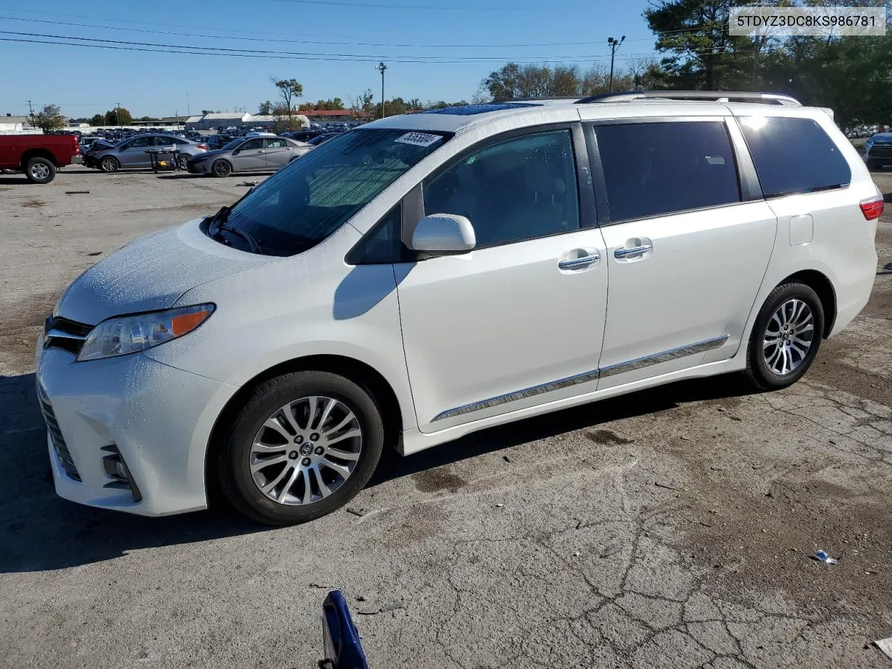 2019 Toyota Sienna Xle VIN: 5TDYZ3DC8KS986781 Lot: 76365804