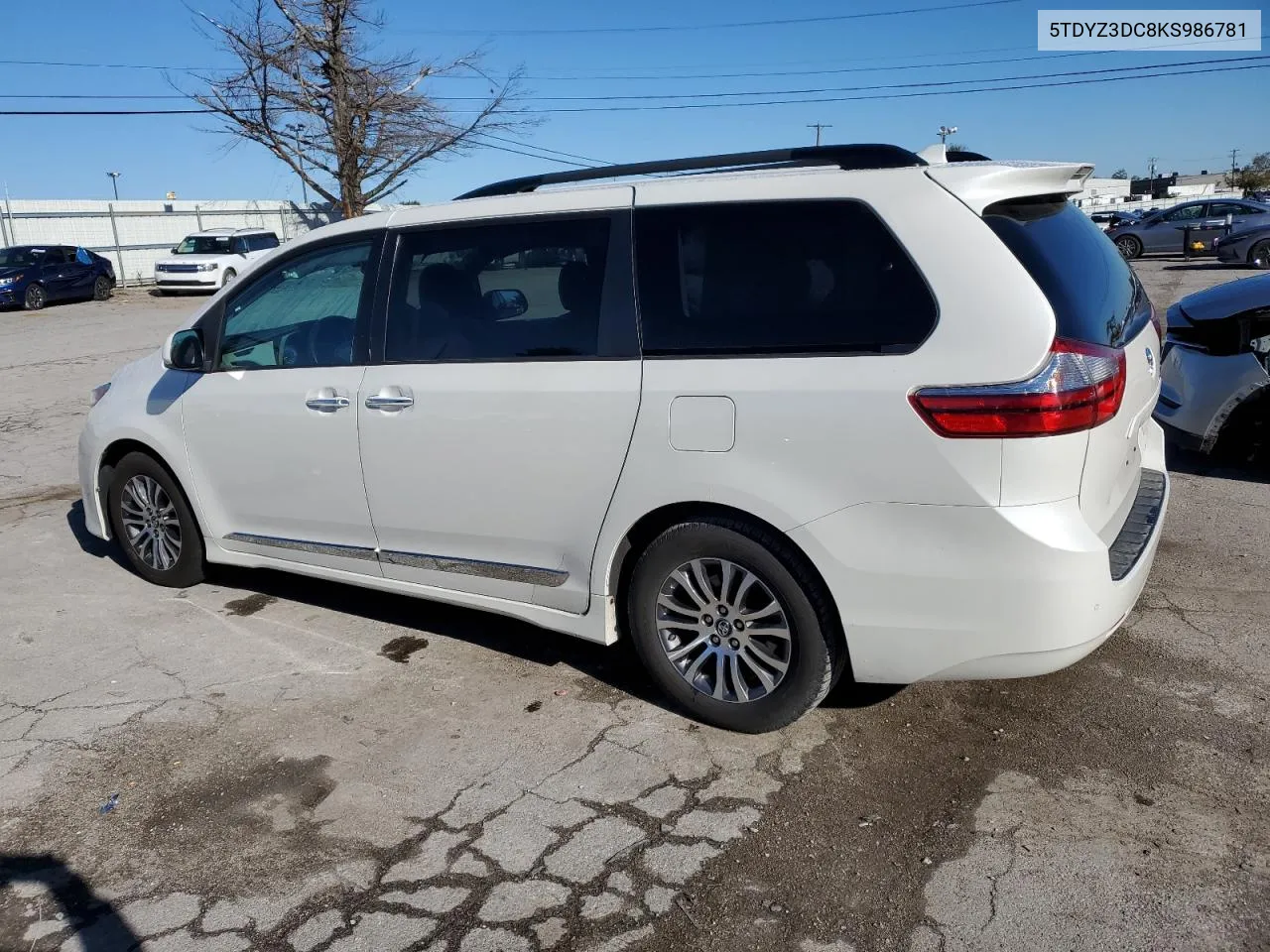 2019 Toyota Sienna Xle VIN: 5TDYZ3DC8KS986781 Lot: 76365804