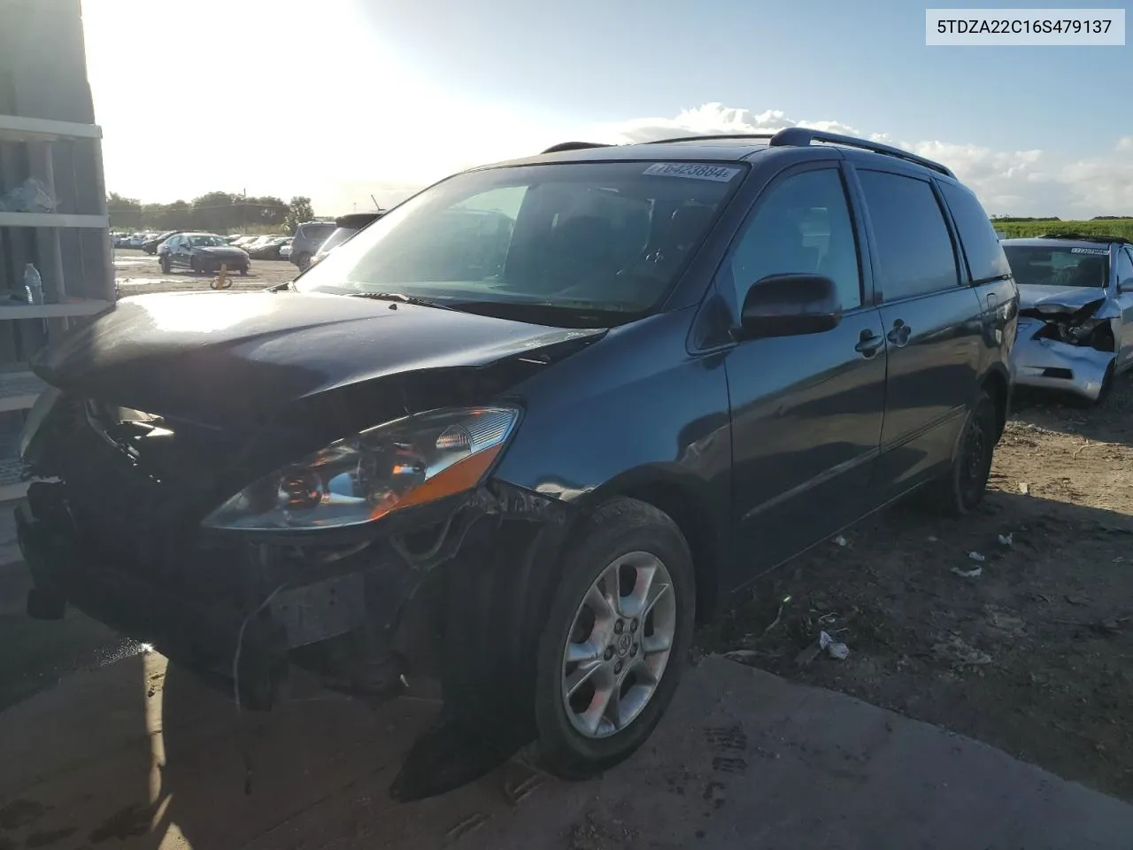 2019 Toyota Sienna Xle VIN: 5TDZA22C16S479137 Lot: 76423884