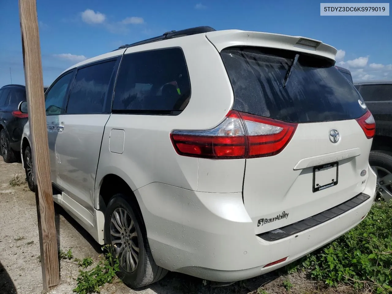 2019 Toyota Sienna Xle VIN: 5TDYZ3DC6KS979019 Lot: 76625694