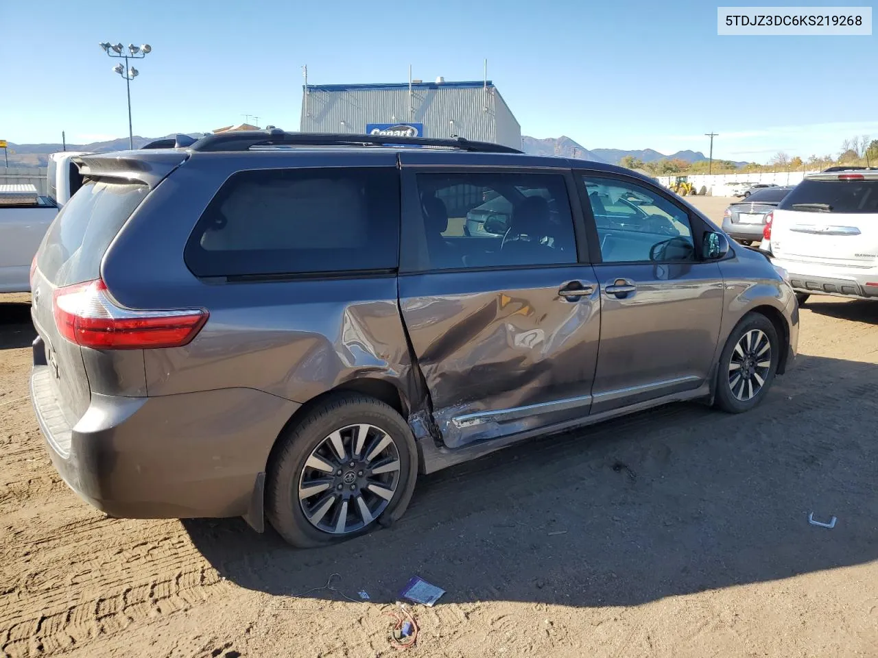 2019 Toyota Sienna Le VIN: 5TDJZ3DC6KS219268 Lot: 78173524